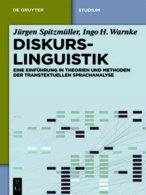 cover image of Diskurslinguistik